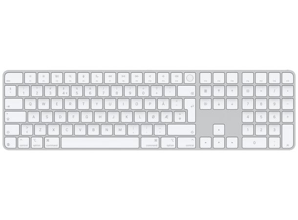 Apple Magic Keyboard Touch ID og talltas For Mac-modeller med Apple-chip, Norsk, 