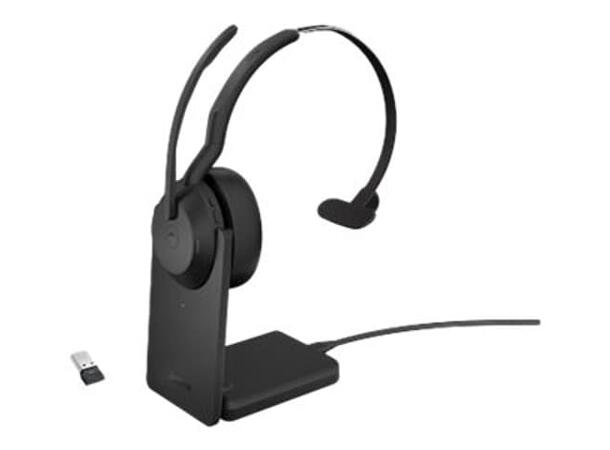 Jabra Evolve2 55 Link380a USB-A MS Mono Stand 