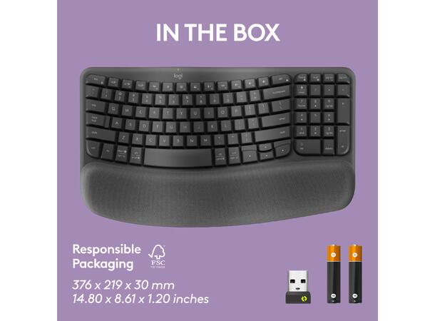 Logitech Wave Keys Trådløst Tastatur 