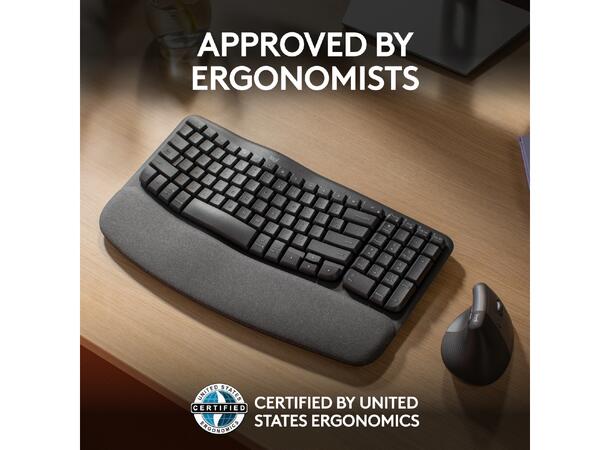 Logitech Wave Keys Trådløst Tastatur 