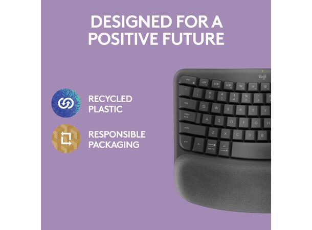 Logitech Wave Keys Trådløst Tastatur 