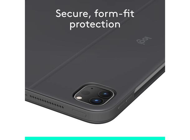 Logitech iPad Pro 11" Combo Touch Nordisk layout, bakbelyst, passer iPad P 