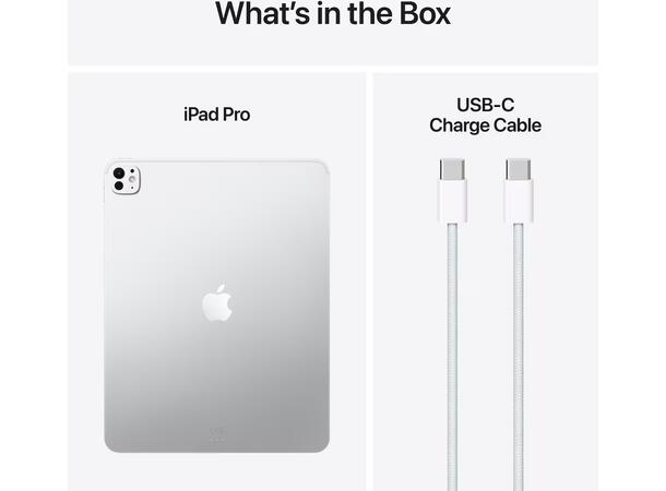 iPad Pro 13" (2025) 256GB 5G Sølv 5G 