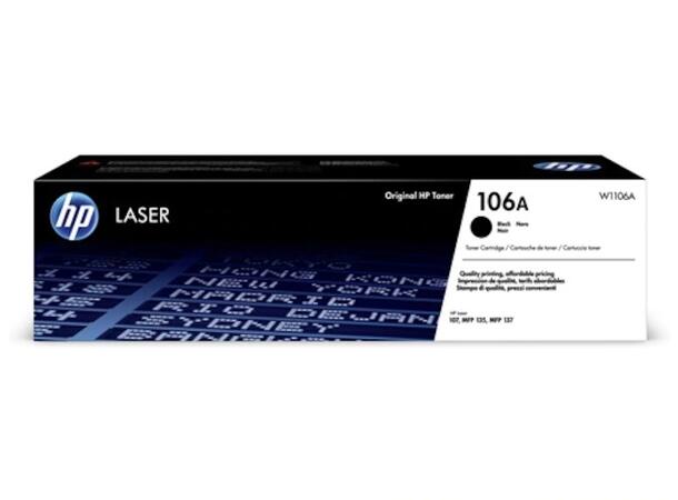 HP Toner 106A Sort 107a / 107r / 107w / 135a / 135r / 135w 