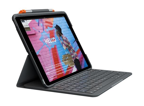 Logitech Slim Folio Keyboard Cover Nordisk layout, iPad 10,2'' 