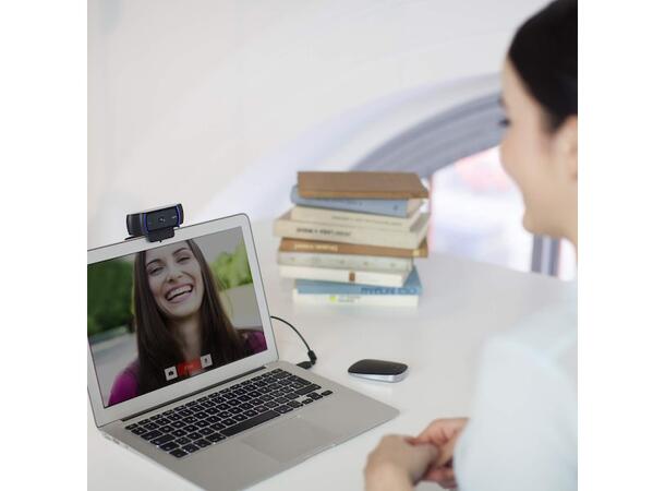 Logitech HD Pro C920 Webkamera Skype, Teams, Carl Zeiss 