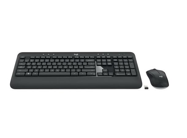 Logitech MK540 Advanced Combo Trådløs Nordic, tre års batteritid, M310 m 