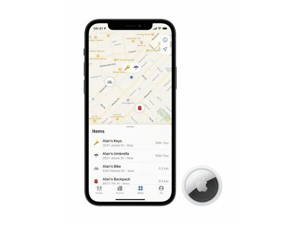 Apple Airtag 4 PK 2022 4 stk Airtag 