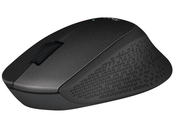 Logitech M330 Silent Plus Wireless nanomottaker, 3 knapper, 1000 dpi, lydlø 