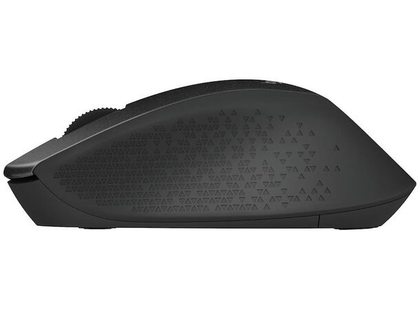 Logitech M330 Silent Plus Wireless nanomottaker, 3 knapper, 1000 dpi, lydlø 