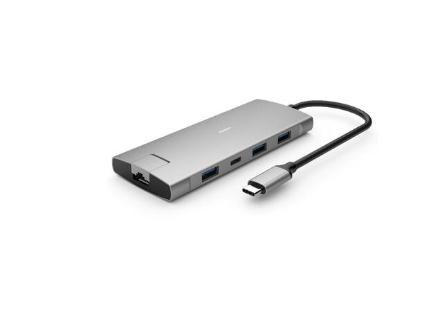 iiglo Slim USB-C MultiPort 8 in 1 Dock USB-C PD 100W, USB-C 3.2, USB-A 3.2, USB 