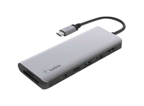 Belkin USB-C 7-in-1 Multiport Adapter USB-C Mini-dock 