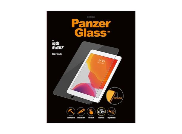 PanzerGlass iPad (2021) Clear Glass 9,8,7. generasjon iPad 10,2 