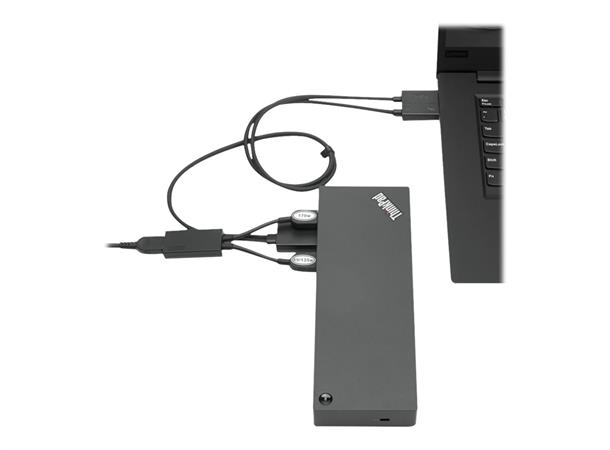 Lenovo ThinkPad Hybrid Docking USB-C 90W PD, 3+2 USB-A, 1xUSB-C, 2xHDMI 
