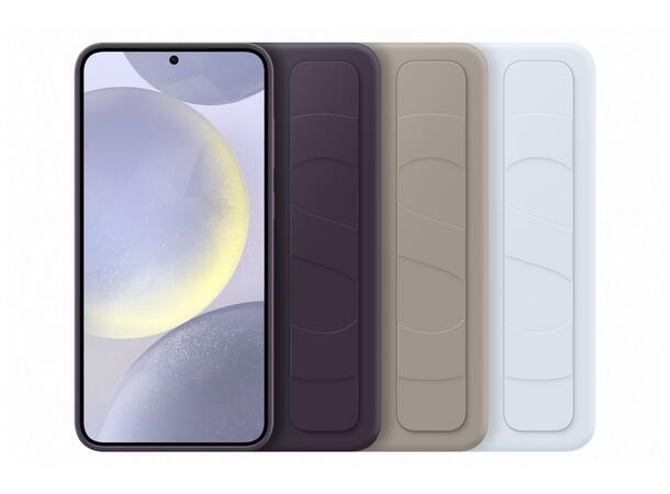 Samsung S24+ Standing Grip Deksel Hvit Passer til Samsung S24+ 