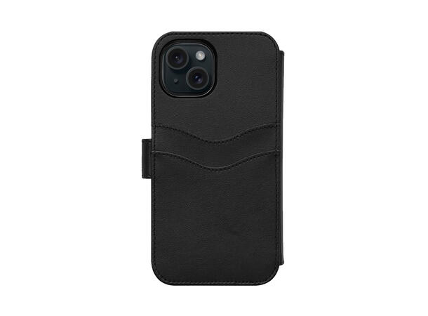 KEY Unstad Wallet Sort Passer til iPhone 15 