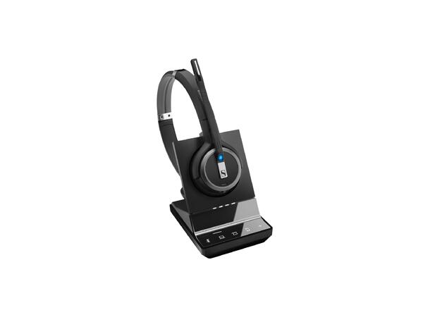 EPOS Impact SDW 5066 PC, telefon, mobil Stereo hodesett med USB & 3,5mm jack 