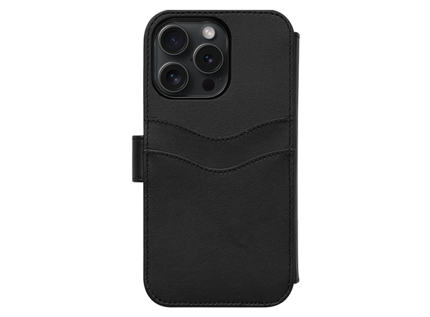 KEY Unstad Wallet  Sort IP15 Pro Passer til iPhone 15 Pro 