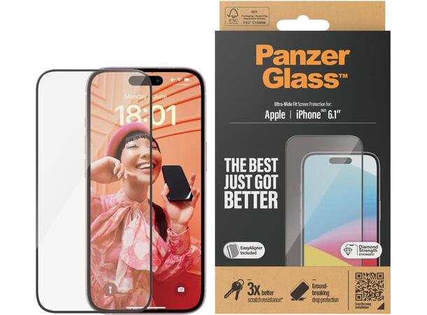 PanzerGlass IP 15/16 iPhone 15/16 