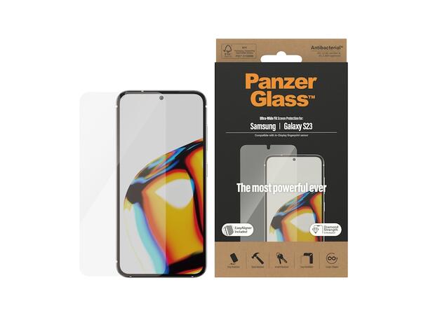 Panzerglass S23 Skjermbeskytter Passer til Galaxy S23 