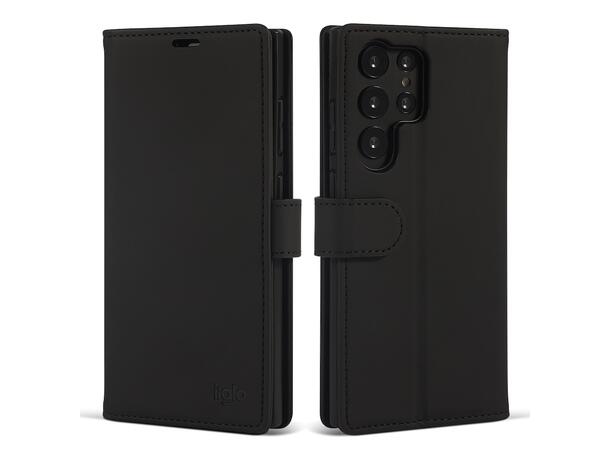 iiglo Galaxy S23 Ultra Lommebokdeksel Sort 