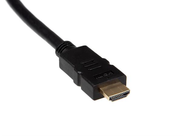 Displayport til HDMI kabel 1m DP v1.3, HDMI v2.0, PVC 