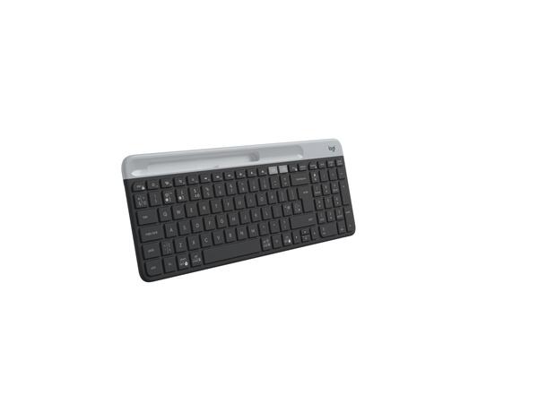 Logitech K580 Slim Multi-Enhet Tastatur Unifying, bluetooth, kompakt og lydløst 