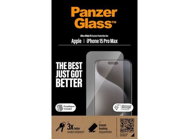 PanzerGlass 15 Pro Max iPhone 15 Pro Max 