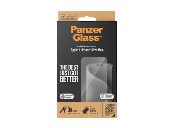 PanzerGlass 15 Pro Max iPhone 15 Pro Max 