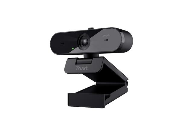 Trust TW-250 ECO QHD Webcam 2560x1440, USB 2.0, 30 fps, auto focus 