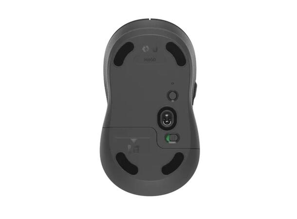 Logitech Signature M650 Wireless Mouse USB dongle Bluetooth, 10m rekkevidde 